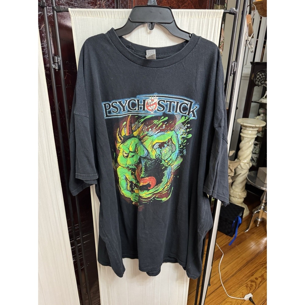 Psychostick Slimer from Ghostbusters shirt 2X